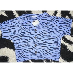 Zebra Print Top 🦓